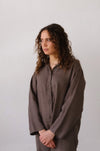 Linen Oversized Shirt / Shirt dress | SOFI | Pouli | PouliTheLabel