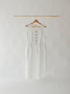 Linen Checked Classic Dress, Single layer - Pouli