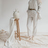 Tailored Linen trousers/pants | LUNA | Home Textile | PouliTheLabel