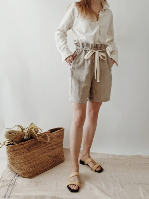 Linen Shorts | AURA - Pouli
