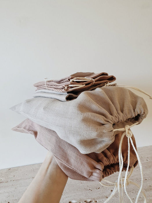 Linen Pouch Bags | Garment Bags | Pouli | Home Textile | PouliTheLabel