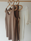 Slim fit, narrow scoop, elbow-length sleeves. Unisex T- Shirt 004, Raw Silk, Silk Noil Jersey | Pouli PouliTheLabel