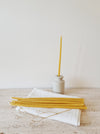 Set of 10 Slim Beeswax Candles, Meditation Candles - Pouli