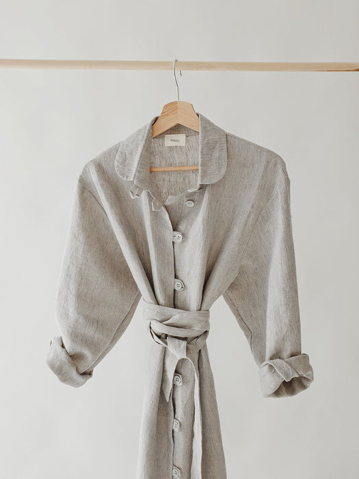 Linen Shirt Dress | LOU | Pouli | Home Textile | PouliTheLabel